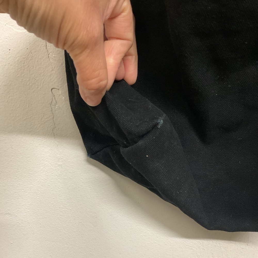 BAGGU Black Vertical Canvas Duck Bag - Picture 11 of 12